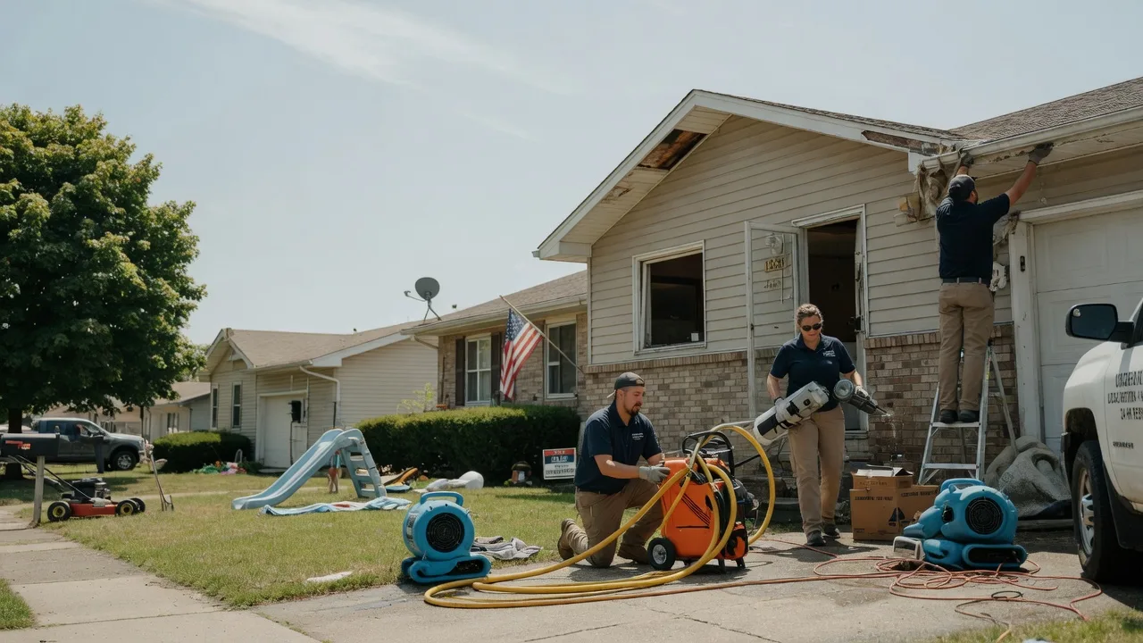 Water Damage Restoration in Compton, IL near me